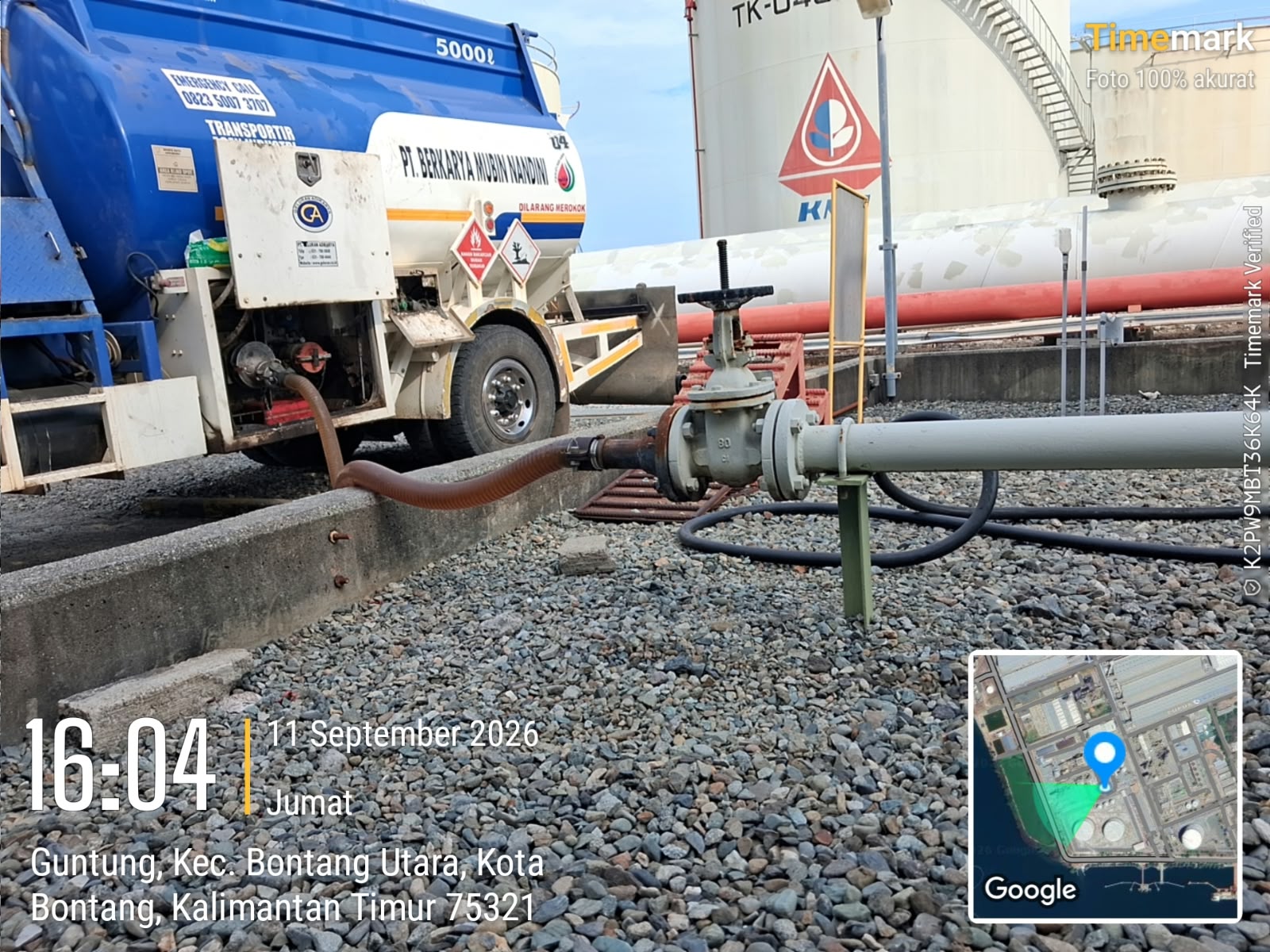 Suplai BBM PT Kaltim Methanol Industri (KMI)